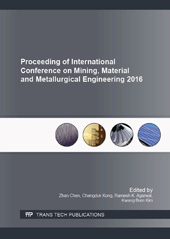 E-book, Proceeding of International Conference on Mining, Material and Metallurgical Engineering 2016, Trans Tech Publications Ltd
