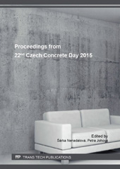 E-book, Proceedings from 22nd Czech Concrete Day 2015, Trans Tech Publications Ltd