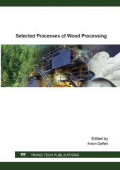 E-book, Selected Processes of Wood Processing, Trans Tech Publications Ltd