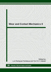 E-book, Wear and Contact Mechanics II, Trans Tech Publications Ltd