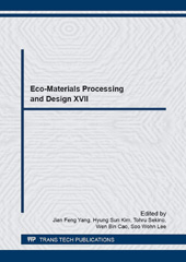 eBook, Eco-Materials Processing and Design XVII, Trans Tech Publications Ltd