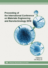 eBook, Proceeding of the International Conference on Materials Engineering and Nanotechnology 2016, Trans Tech Publications Ltd