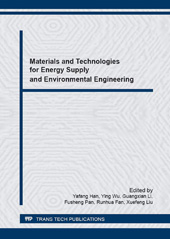 E-book, Materials and Technologies for Energy Supply and Environmental Engineering, Trans Tech Publications Ltd