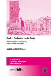E-book, Pedro Bádenas de la Peña : (Sabio como te has vuelto) : selección de Artículos, Universidad de Cádiz