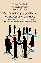 E-book, Participación y negociación en procesos evaluativos : evaluación externa de un programa de inserción socio-laboral en el ámbito local, Universidad de Granada