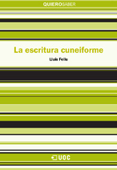 E-book, La escritura cuneiforme, Feliu Mateu, Lluís, Editorial UOC