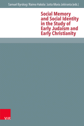 E-book, Social Memory and Social Identity in the Study of Early Judaism and Early Christianity, Vandenhoeck & Ruprecht