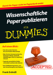 E-book, Wissenschaftliche Paper publizieren für Dummies, Wiley-VCH