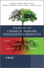 eBook, Analysis of Chemical Warfare Degradation Products, Wiley