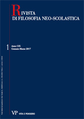 Issue, Rivista di filosofia neoscolastica : 1, 2017, Vita e Pensiero