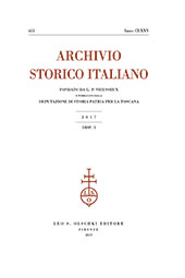 Issue, Archivio storico italiano : 651, 1, 2017, L.S. Olschki