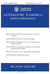 Heft, Letterature d'America : rivista trimestrale : XXXVII, 163, 2017, Bulzoni