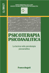 Articolo, Un dialogo aperto sulla tecnica nella psicoterapia psicoanalitica, Franco Angeli