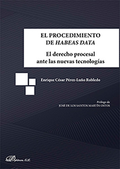 E-book, El procedimiento de Habeas Data : el derecho procesal ante las nuevas tecnologías, Pérez-Luño Robledo, Enrique César, Dykinson