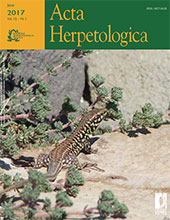 Issue, Acta herpetologica : 12, 1, 2017, Firenze University Press