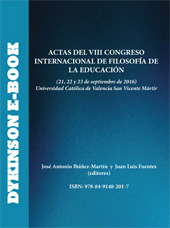 E-book, Actas del VIII Congreso Internacional de Filosofía de la Educación : 21, 22 y 23 de septiembre de 2016 : Universidad Católica de Valencia San Vicente Mártir, Dykinson
