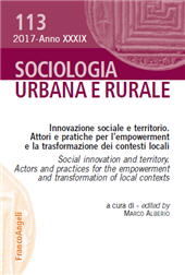 Article, Innovazione sociale e città, Franco Angeli