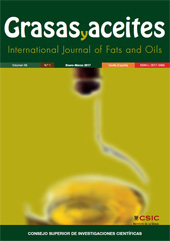 Fascicule, Grasas y aceites : 68, 1, 2017, CSIC, Consejo Superior de Investigaciones Científicas