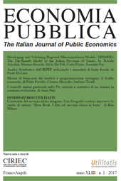 Fascicolo, Economia pubblica : XLIV, 1, 2017, Franco Angeli