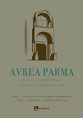 Fascicolo, Aurea Parma : rivista quadrimestrale di storia, letteratura e arte : C/CI, III/I, 2016/2017, Diabasis