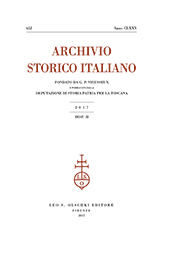 Fascicolo, Archivio storico italiano : 652, 2, 2017, L.S. Olschki