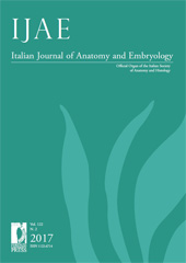 Heft, IJAE : Italian Journal of Anatomy and Embryology : 122, 2, 2017, Firenze University Press