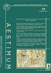 Fascicule, Aestimum : 70, 1, 2017, Firenze University Press
