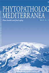 Heft, Phytopathologia mediterranea : 56, 2, 2017, Firenze University Press