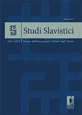Fascicule, Studi slavistici : rivista dell'associazione italiana degli Slavisti : XIV, 2017, Firenze University Press
