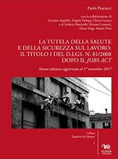 E-book, La tutela della salute e della sicurezza sul lavoro : il titolo I del D.Lgs. N. 81/2008 : dopo il Jobs Act, Aras