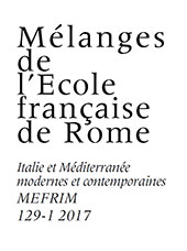 Artículo, Nouvelles approches et nouveaux objets du fait religieux en sciences sociales : Introduction, École française de Rome