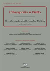 Fascicolo, Ciberspazio e diritto : rivista internazionale di informatica giuridica : 18, 2, 2017, Enrico Mucchi Editore