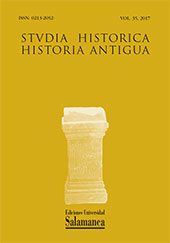 Fascículo, Studia historica : historia antigua : 35, 2017, Ediciones Universidad de Salamanca