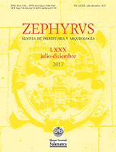 Heft, Zephyrus : revista de prehistoria y arqueología : LXXX, 2, 2017, Ediciones Universidad de Salamanca