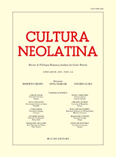 Fascículo, Cultura neolatina : LXXVII, 3/4, 2017, Enrico Mucchi Editore