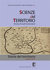 Issue, Scienze del Territorio : rivista di Studi Territorialisti : 5, 2017, Firenze University Press