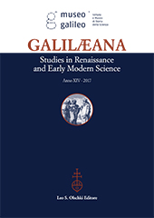 Artikel, Methodus philologica e naturales quaestiones fra l'Accademia dei Lincei e Galileo Galilei, L.S. Olschki