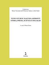 E-book, Nuovi studi su Isacco Lampronti : storia, poesia, scienza e halakah, Giuntina