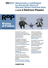 Fascicolo, Rivista di politica : trimestrale di studi, analisi e commenti : 3, 2017, Rubbettino