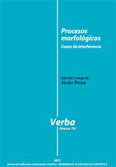 E-book, Procesos morfológicos : zonas de interferencia, Universidad de Santiago de Compostela