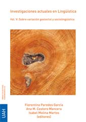E-book, Investigaciones actuales en Lingüística : vol. V : Sobre variación geolectal y sociolingüística, Universidad de Alcalá