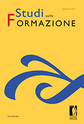 Issue, Studi sulla formazione : 20, 2, 2017, Firenze University Press