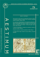 Fascicule, Aestimum : 71, 2, 2017, Firenze University Press