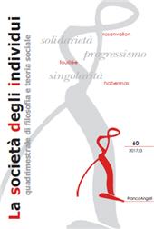 Article, Disuguaglianze e solidarietà : un caso di studio nell'Italia di fine Ottocento, Franco Angeli