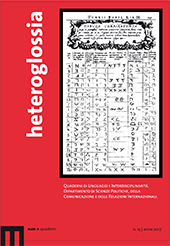 Heft, Heteroglossia : quaderni dell'Istituto di lingue straniere : 15, 2017, EUM-Edizioni Università di Macerata