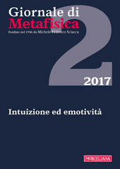 Fascículo, Giornale di metafisica : XXXIX, 2, 2017, Morcelliana