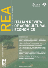 Issue, Rivista di economia agraria : LXXII, 3, 2017, Firenze University Press