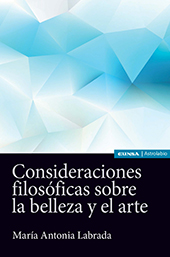 eBook, Consideraciones filosóficas sobre la belleza y el arte, Labrada, María Antonia, author, EUNSA