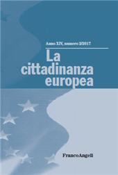 Fascicolo, La cittadinanza europea : XIV, 2, 2017, Franco Angeli