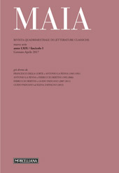 Revista, Maia : rivista di letterature classiche, Morcelliana